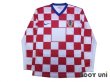 Photo1: Croatia 2008 Home Authentic Long Sleeve Shirt w/tags (1)