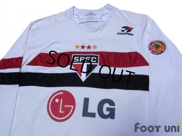 Photo3: Sao Paulo FC 2005 Home Long Sleeve Shirt (3)