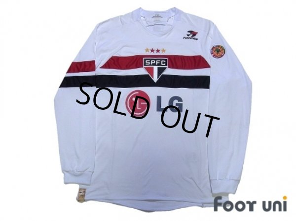 Photo1: Sao Paulo FC 2005 Home Long Sleeve Shirt (1)