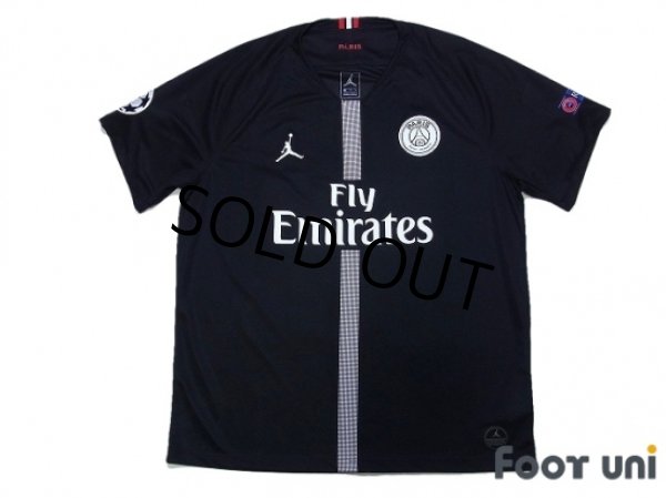 PARIS SAINT-GERMAIN BLACK 2018-2019 AWAY SHIRT - My Retro Jersey