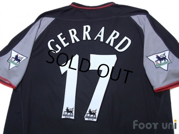 Photo4: Liverpool 2002-2004 Away Shirt #17 Gerrard The F.A. Premier League Patch/Badge (4)