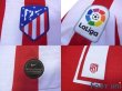 Photo7: Atletico Madrid 2019-2020 Home Authentic Shirts and shorts Set #7 Griezmann Marking year difference (7)