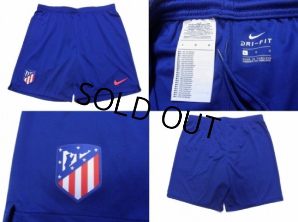 Photo8: Atletico Madrid 2019-2020 Home Authentic Shirts and shorts Set #7 Griezmann Marking year difference (8)