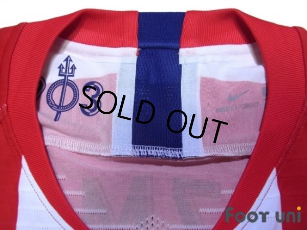 Photo5: Atletico Madrid 2019-2020 Home Authentic Shirts and shorts Set #7 Griezmann Marking year difference (5)