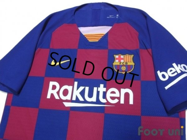 Photo3: FC Barcelona 2019-2020 Home Authentic Shirt #3 Pique (3)