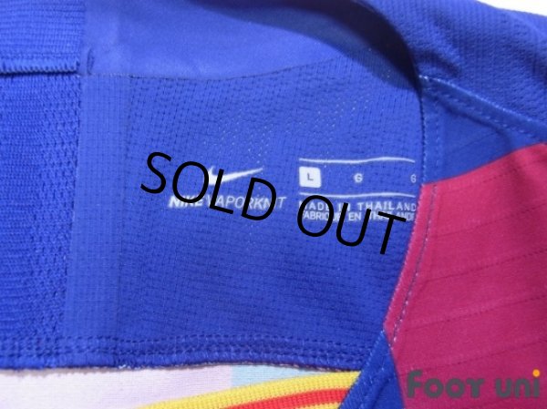 Photo5: FC Barcelona 2019-2020 Home Authentic Shirt #3 Pique (5)