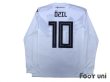 Photo2: Germany 2018 Home Long Sleeve Shirts and shorts Set #10 Ozil (2)