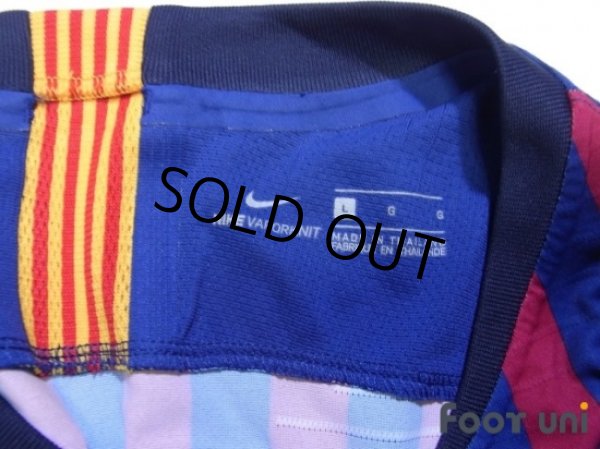 Photo5: FC Barcelona 2018-2019 Home Authentic Shirts and shorts Set #8 Andrés Iniesta (5)