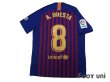 Photo2: FC Barcelona 2018-2019 Home Authentic Shirts and shorts Set #8 Andrés Iniesta (2)