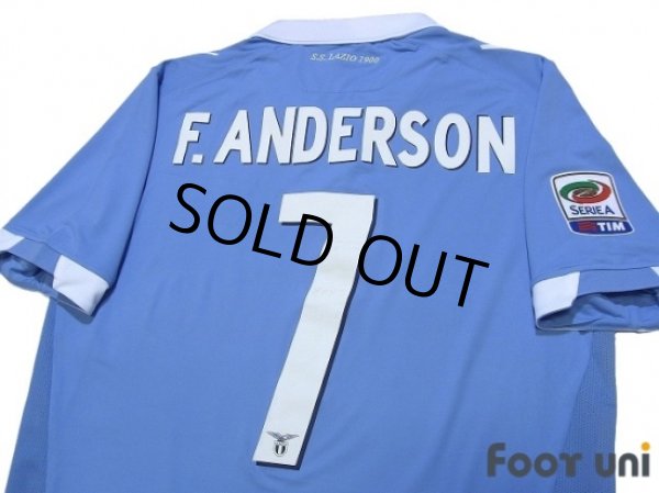 Photo4: Lazio 2014-2015 Home Authentic Shirt #7 F.Anderson w/tags (4)