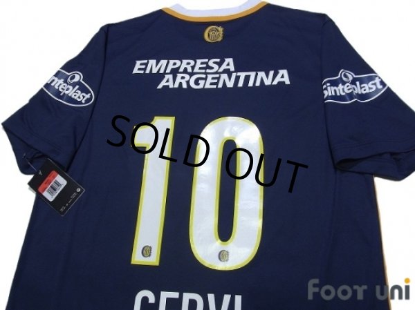 Photo4: Rosario Central 2015 Home Shirt #10 Cervi w/tags  (4)
