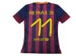 Photo2: FC Barcelona 2013-2014 Home Authentic Shirt #11 Neymar JR w/tags (2)