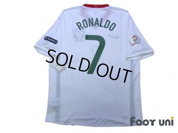 Photo2: Portugal Euro 2008 Away Shirt #7 Ronaldo UEFA Euro 2008 Patch/Badge w/tags (2)