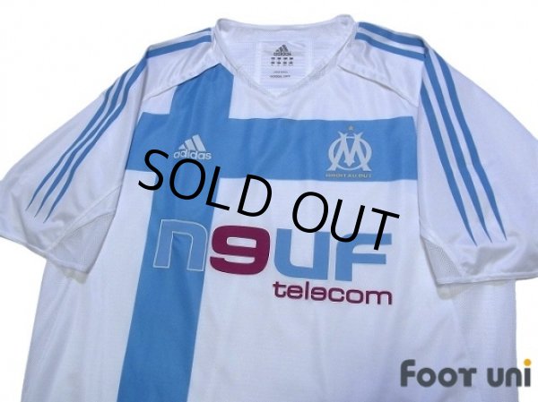 Photo3: Olympique Marseille 2004-2005 Home Authentic Shirt (3)