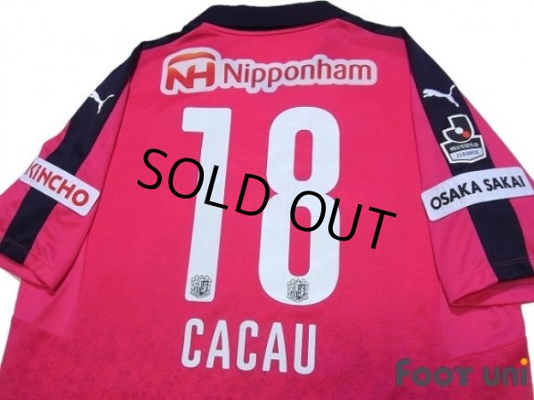 Photo4: Cerezo Osaka 2015 Home Shirt #18 Cacau (4)