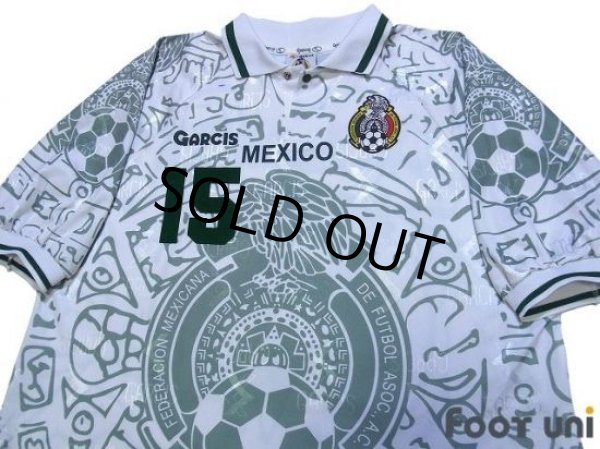 Photo3: Mexico 1999 Away Shirt #15 L.Hernandez (3)