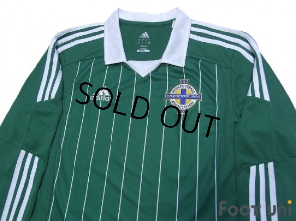 Photo3: Northern Ireland 2012-2013 Home Long Sleeve Shirt (3)