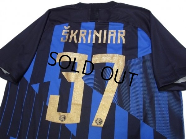 Photo4: Inter Milan 2018-2019 Home Shirt #37 Skriniar w/tags (4)