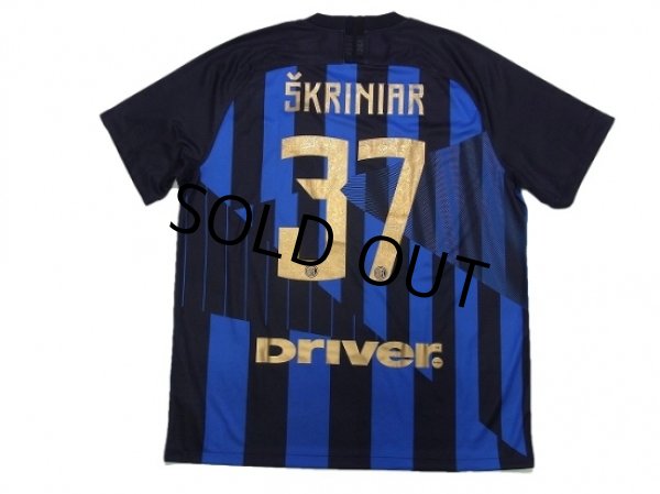 Photo2: Inter Milan 2018-2019 Home Shirt #37 Skriniar w/tags (2)