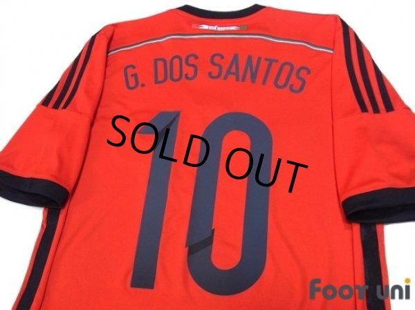 Photo4: Mexico 2014 Away Shirt #10 G.Dos Santos w/tags (4)