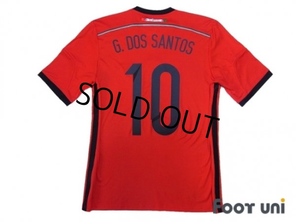 Photo2: Mexico 2014 Away Shirt #10 G.Dos Santos w/tags (2)