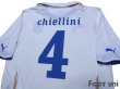 Photo4: Italy 2010 Away Shirt #4 Chiellini (4)