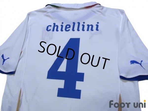 Photo4: Italy 2010 Away Shirt #4 Chiellini (4)