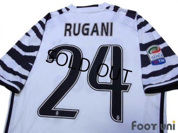 Photo4: Juventus 2016-2017 3rd Shirt #24 Rugani Serie A Tim Patch/Badge (4)