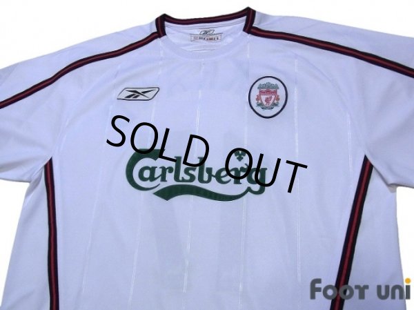 Photo3: Liverpool 2003-2005 Away Long Sleeve Shirt #17 Gerrard (3)