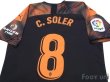 Photo4: Valencia 2019-2020 Away Shirt #8 Carlos Soler La Liga Patch/Badge (4)