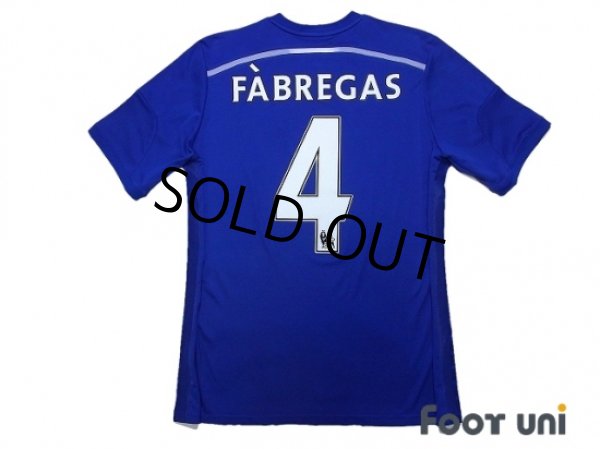 Photo2: Chelsea 2014-2015 Home Shirt #4 Fabregas (2)