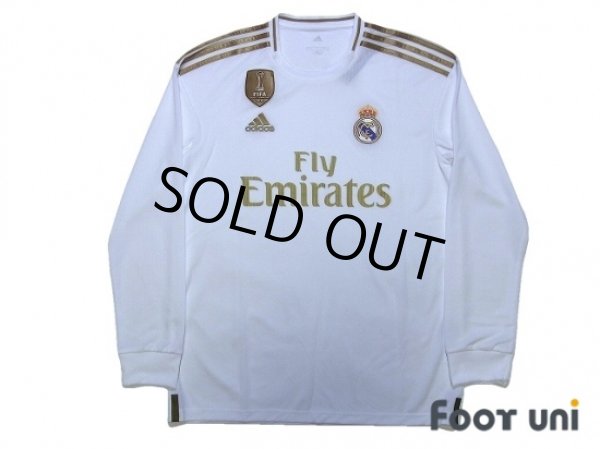 Photo1: Real Madrid 2019-2020 Home Long Sleeve Shirt w/tags (1)