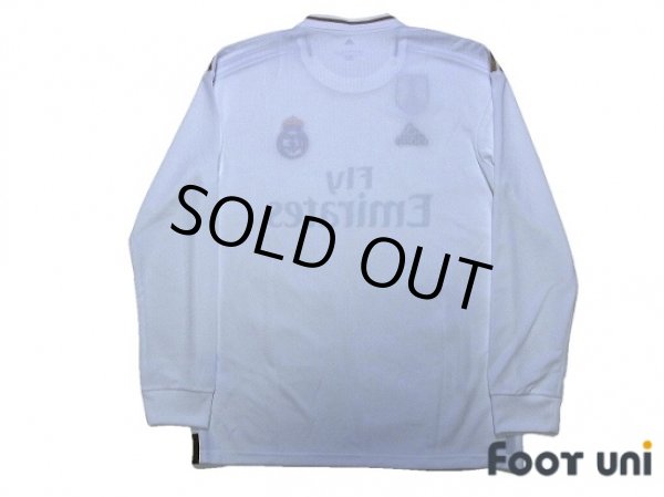 Photo2: Real Madrid 2019-2020 Home Long Sleeve Shirt w/tags (2)