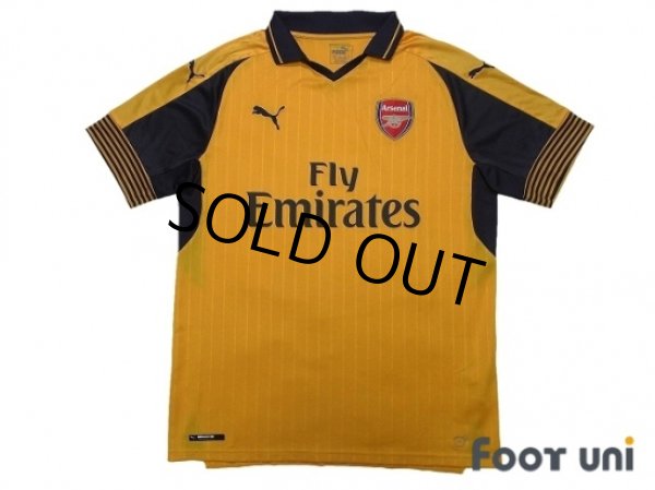 Photo2: Arsenal 2016-2017 Away Shirts and shorts Set (2)