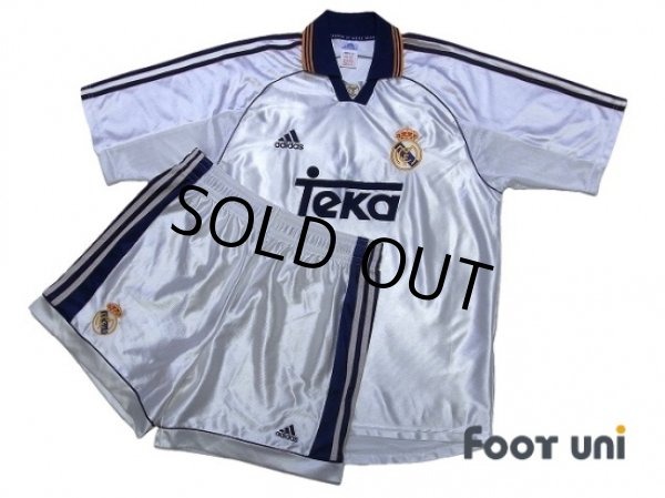 Photo1: Real Madrid 1998-2000 Home Shirts and Shorts Set #6 Redondo (1)