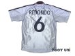 Photo2: Real Madrid 1998-2000 Home Shirts and Shorts Set #6 Redondo (2)