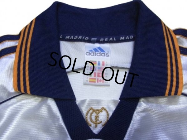 Photo5: Real Madrid 1998-2000 Home Shirts and Shorts Set #6 Redondo (5)