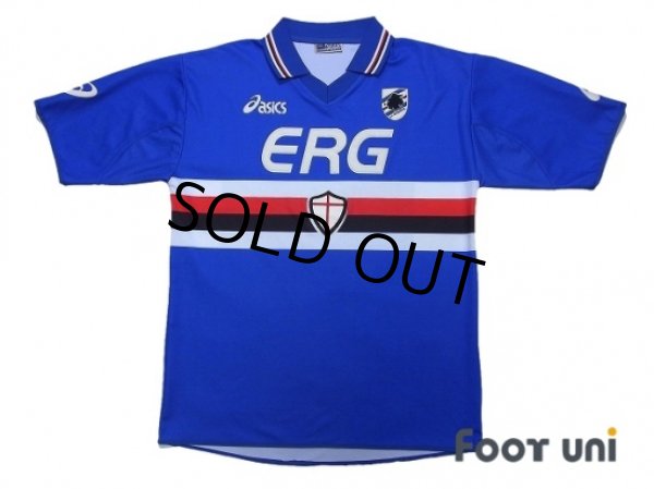 Photo1: Sampdoria 2003-2004 Home Shirt (1)