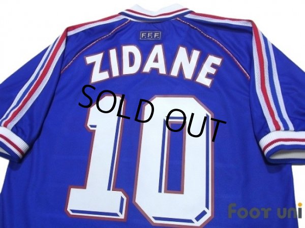 Photo4: France 1998 Home Shirts and Shorts Set #10 Zidane (4)