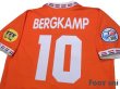 Photo4: Netherlands 1996 Home Shirt #10 Bergkamp UEFA Euro 1996 Patch/Badge UEFA Fair Play Patch/Badge (4)