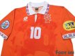 Photo3: Netherlands 1996 Home Shirt #10 Bergkamp UEFA Euro 1996 Patch/Badge UEFA Fair Play Patch/Badge (3)