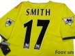 Photo4: Leeds United AFC 2002-2003 Away Shirt #17 Alan Smith The F.A. Premier League Patch/Badge w/tags (4)