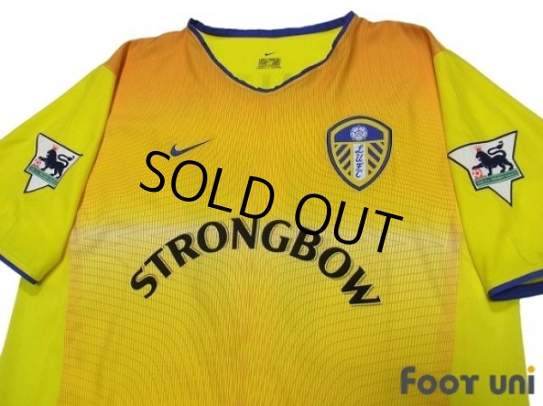 Photo3: Leeds United AFC 2002-2003 Away Shirt #17 Alan Smith The F.A. Premier League Patch/Badge w/tags (3)