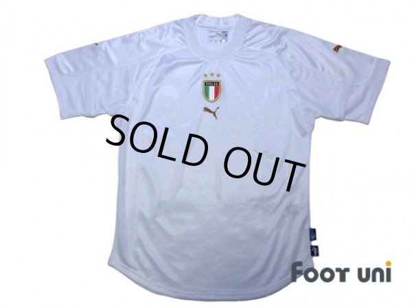 Photo1: Italy Euro 2004 Away Shirt (1)