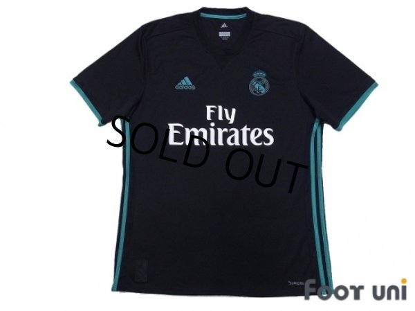 Photo1: Real Madrid 2017-2018 Away Shirt #4 Sergio Ramos (1)