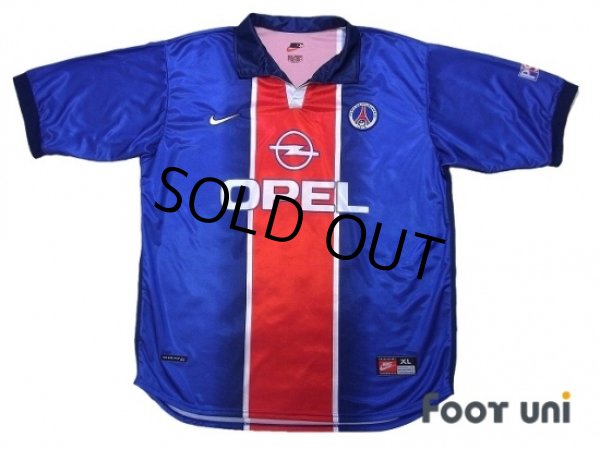 Photo1: Paris Saint Germain 1998-1999 Home Shirt (1)