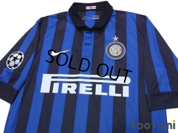 Photo3: Inter Milan 2011-2012 Home Shirt #10 Sneijder Champions League Patch/Badge (3)