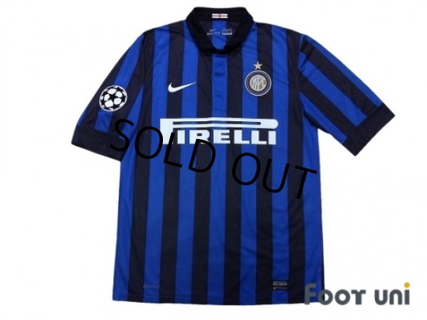 Photo1: Inter Milan 2011-2012 Home Shirt #10 Sneijder Champions League Patch/Badge (1)