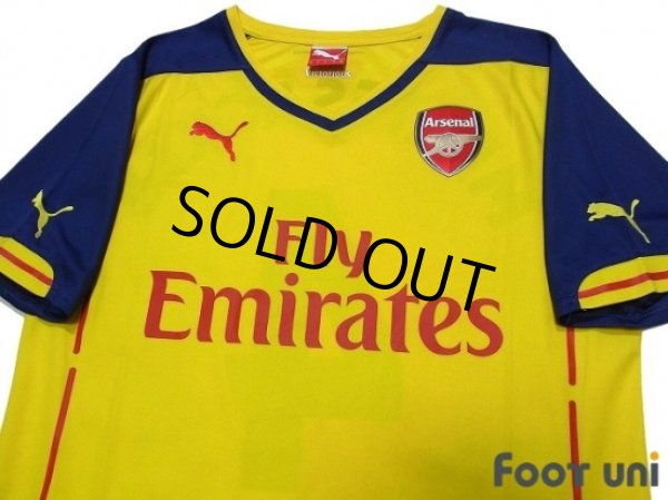 Photo3: Arsenal 2014-2015 Away Shirt #4 Mertesacker (3)