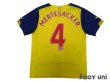 Photo2: Arsenal 2014-2015 Away Shirt #4 Mertesacker (2)